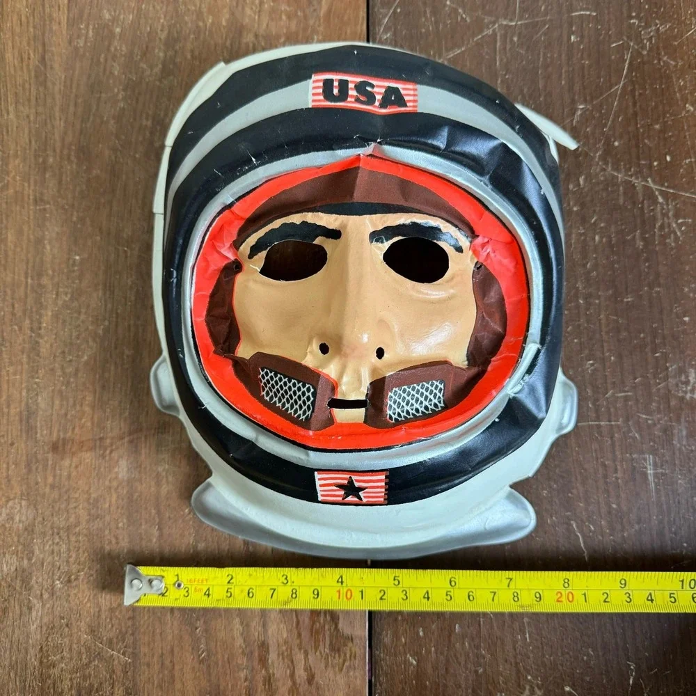 Collegeville Man On The Moon Costume Mask‎ Astronaut Spaceman